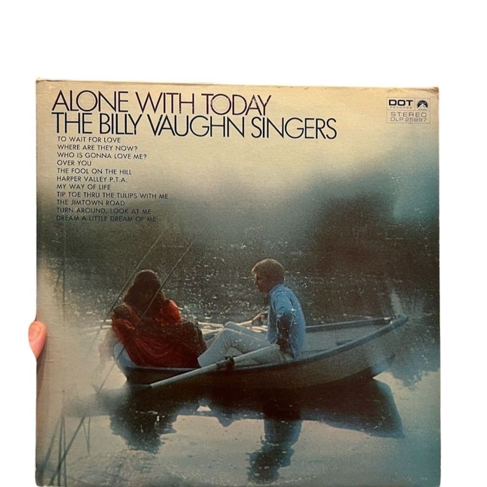 The Billy Vaughn Singers "Alone With Today" LP 1968 Classic Pop VG+ tested‎